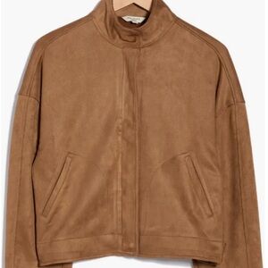 Max Studio Tan Bomber Jacket